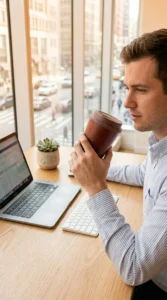 premium coffee cup