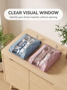 rpet eco travel foldable shoe bag
