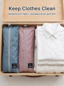 rpet eco travel foldable shoe bag