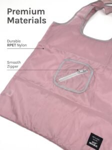 rpet eco travel foldable shopping bag