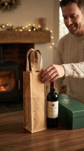 rpet eco more recycled cork wine bag