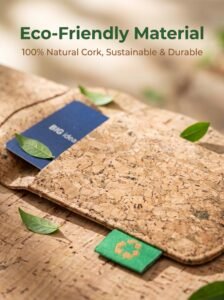 Eco More Recycled Cork Card Holder rpet eco more recycled cork card holder