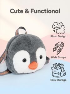 RPET Eco Penguin Plush Backpack rpet eco penguin plush backpack
