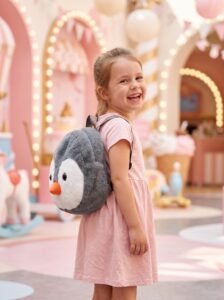 RPET Eco Penguin Plush Backpack rpet eco penguin plush backpack