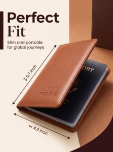 eco more mushroom skin passport holder