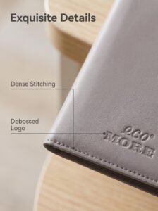 eco more bamboo fiber passport holder