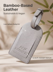 Eco More Bamboo Fiber Luggage Tag eco more apple skin luggage tag (复制)