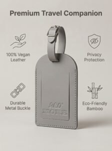 Eco More Bamboo Fiber Luggage Tag eco more bamboo fiber luggage tag