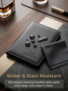 eco more apple skin passport holder