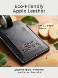 eco more apple skin luggage holder