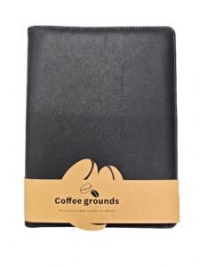 eco more coffee grounds notebook