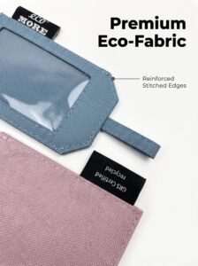 rpet eco travel luggage tag