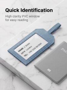 rpet eco travel luggage tag
