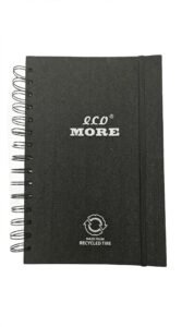 eco more recycled tire notebook