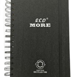 eco more recycled tire notebook