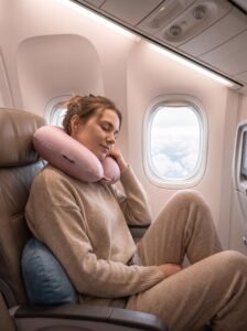 rpet eco travel u shaped neck pillow