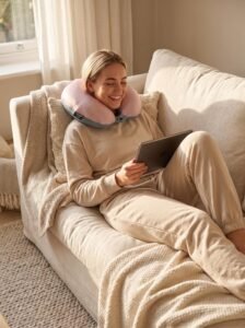 rpet eco travel u shaped neck pillow