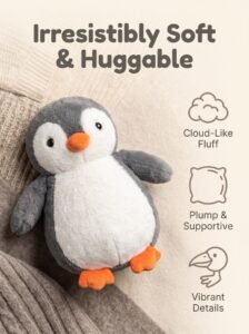RPET Eco Penguin Plush Doll rpet eco padded tote bag