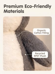 RPET Eco Penguin Plush Doll rpet eco padded tote bag