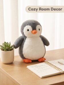RPET Eco Penguin Plush Doll rpet eco padded tote bag