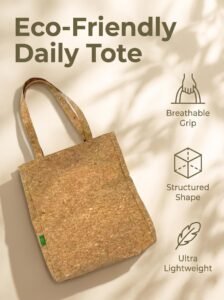 Eco More Recycled Cork Tote Bag eco more recycled cork tote bag