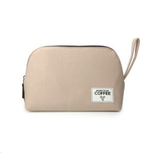 eco more recycled coffee grounds cosmetic bag