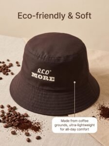 eco more recycled coffee grounds hat