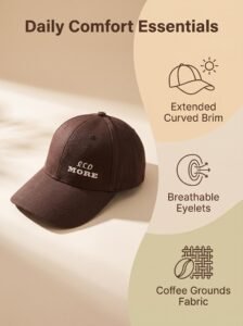 Eco More Recycled Coffee Grounds Cap eco more recycled coffee grounds cap