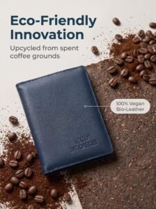 eco more mushroom skin passport holder