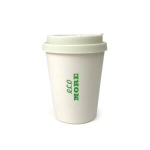 eco more pla corn starch based biodegradable travel coffee cup