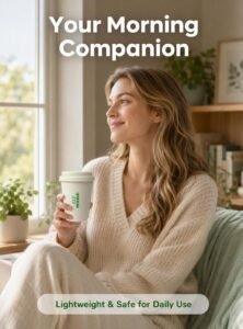 eco more pla corn starch based biodegradable travel coffee cup