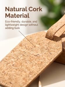 eco more recycled cork tote bag