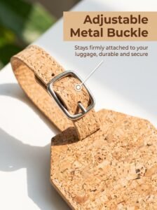 eco more recycled cork tote bag