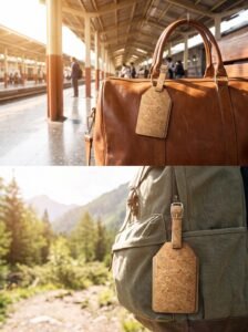 eco more recycled cork tote bag