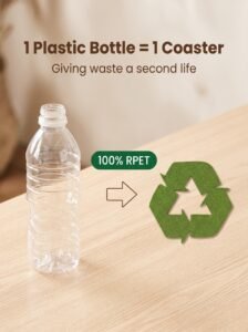 Eco More RPET Felt Coaster rpet felt coaster