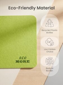 eco more rpet felt coaster