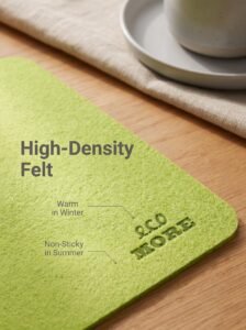 eco more rpet felt coaster