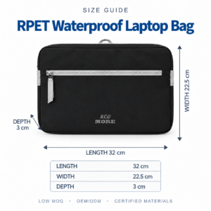 Eco More RPET Waterproof Laptop Bag 5e330a65 53e9 4056 8149 5d65479168a1