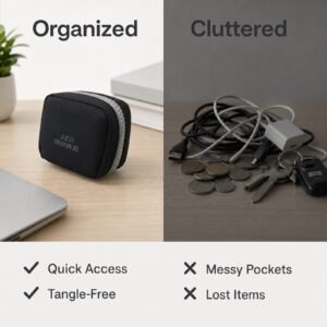Eco More RPET Waterproof Earphones Bag fma363 (5)