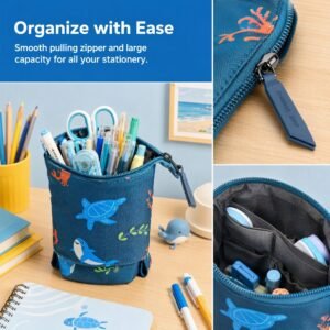 Eco More Recycled Ocean Waste Pencil Bag fma465 (7)